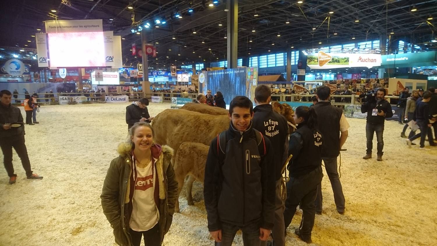 2 élèves de la MFR DE LA PERUSE au salon de l’AGRICULTURE A PARIS