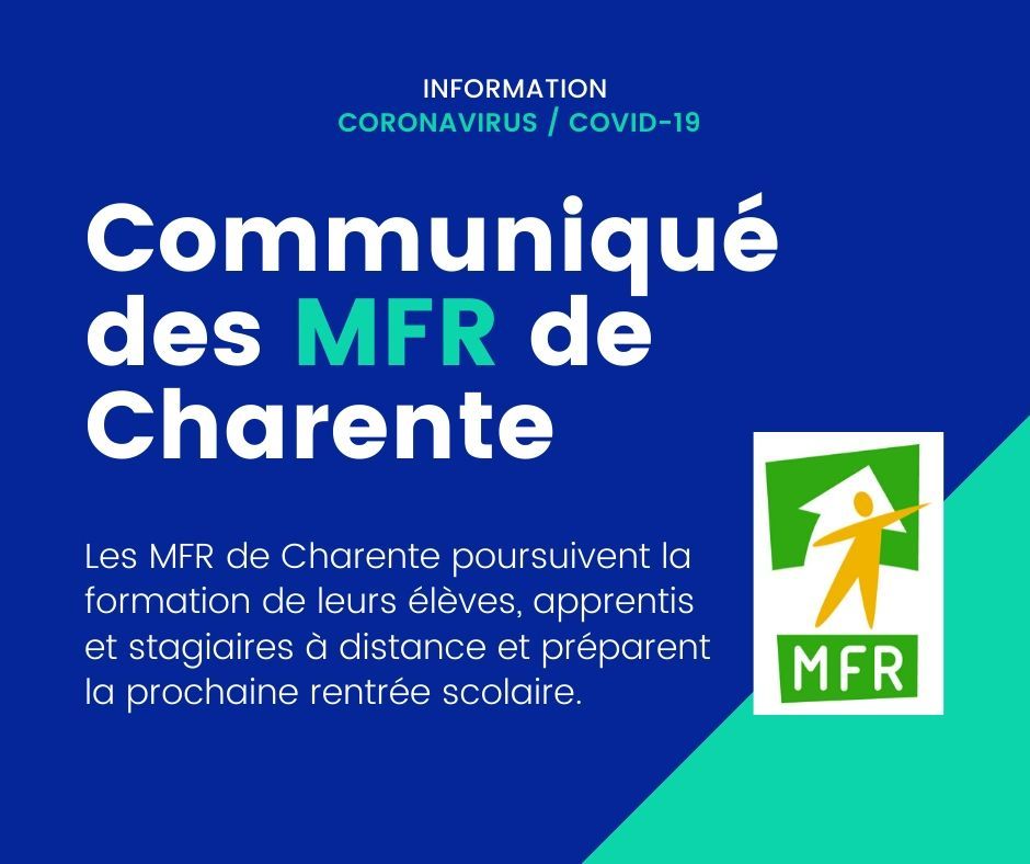 Communiqué des MFR de Charente