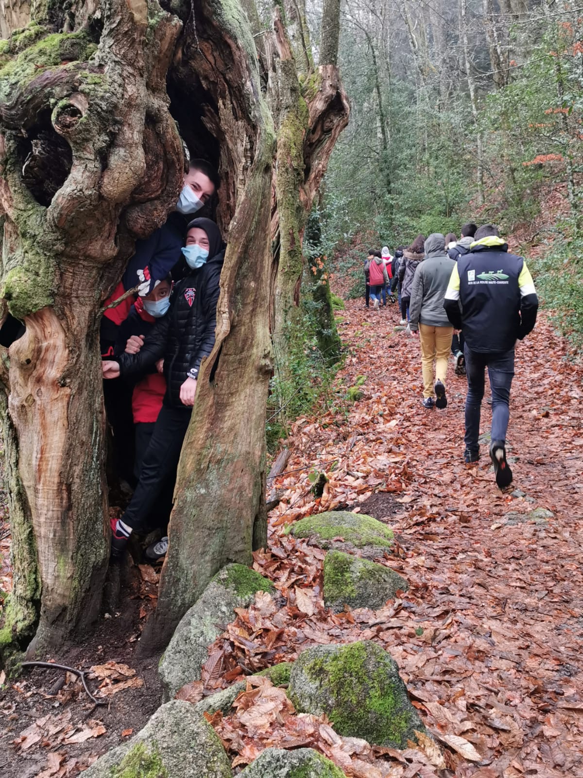 Les élèves de la MFR de Haute Charente sur les Monts d’Ambazac