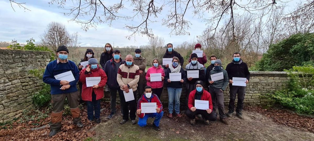 Fin de formation « Perfectionnement taille de la vigne »