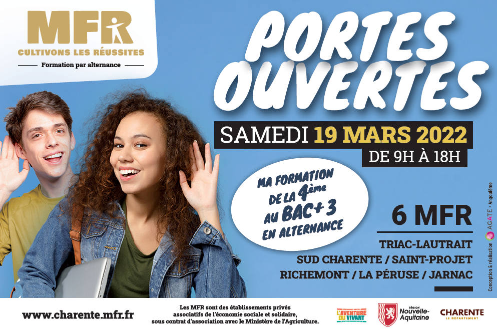 PORTES OUVERTES des MFR de CHARENTE